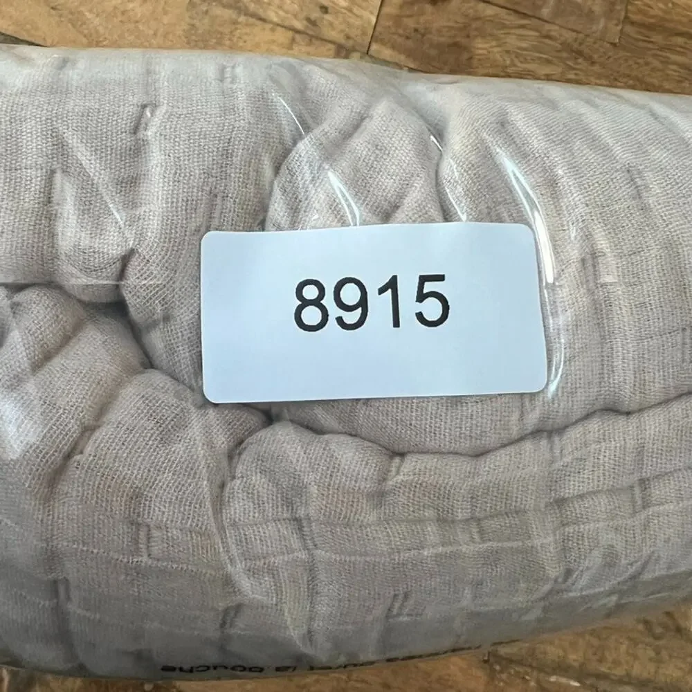 PARACHUTE Pillow Sham Cloud Organic Cotton Set of Two King Tan